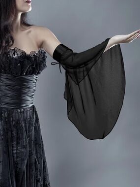Chiffon Bell Sleeves Arm Bands New